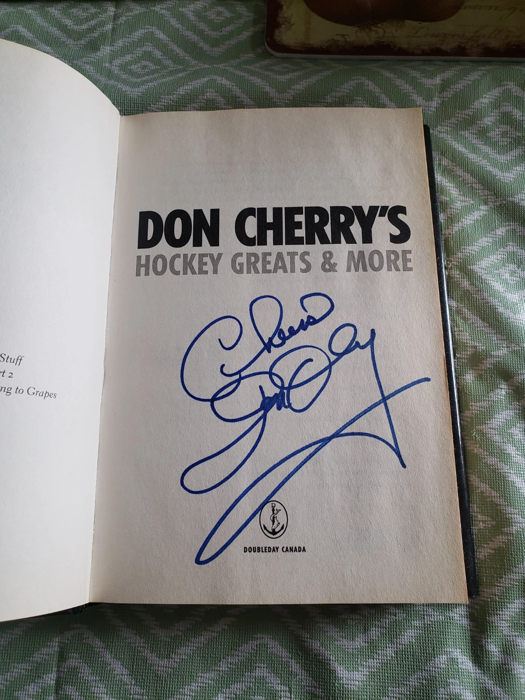 Don Cherry's Hockey Greats & More Book - photo 2
