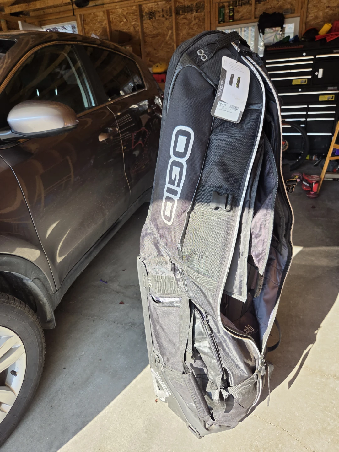 Golf bag and clubs