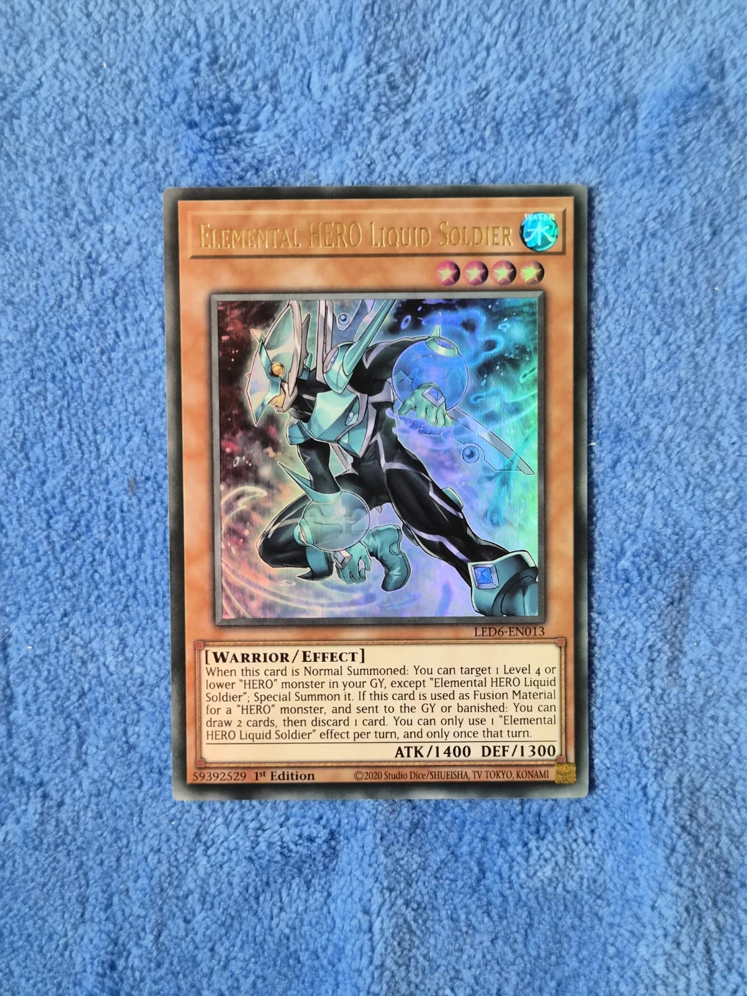 Read Bio | Elemental HERO Liquid Soldier (1ST Edition)
