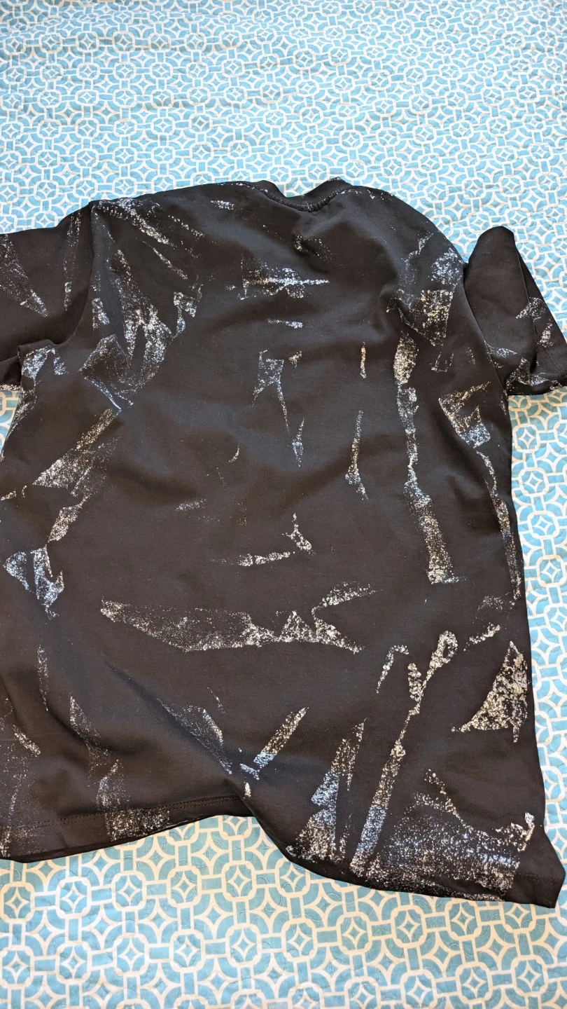 Balenciaga Black Graphic T-Shirt - photo 2