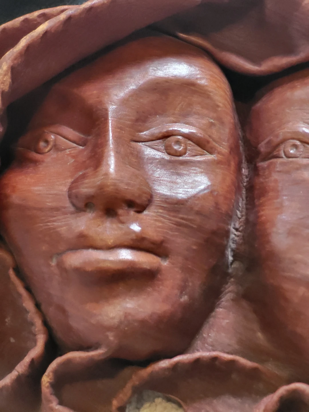 Leather Wall Hanging - Double Face Art - photo 2