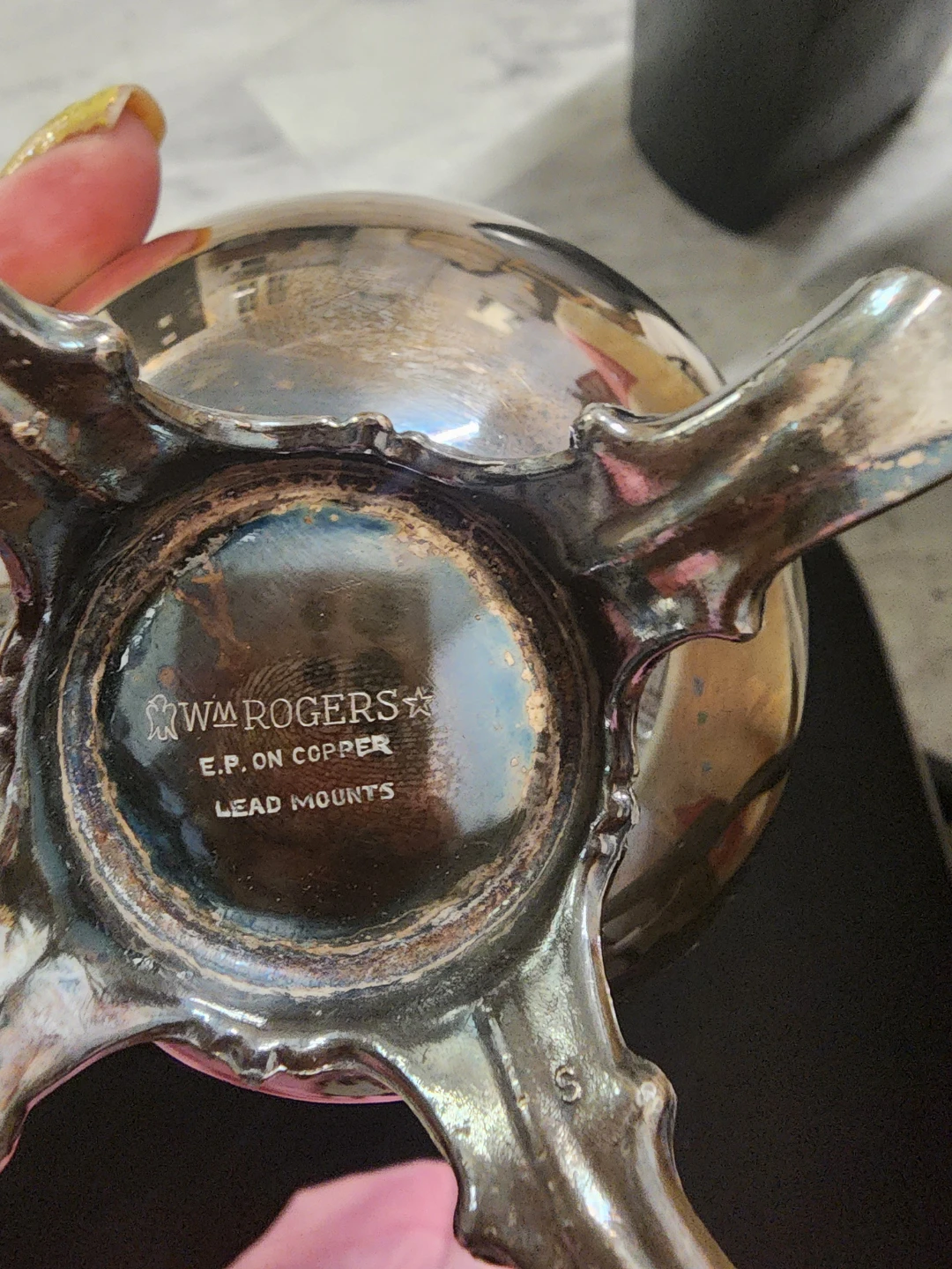 Silver Tea Set with Candlesticks