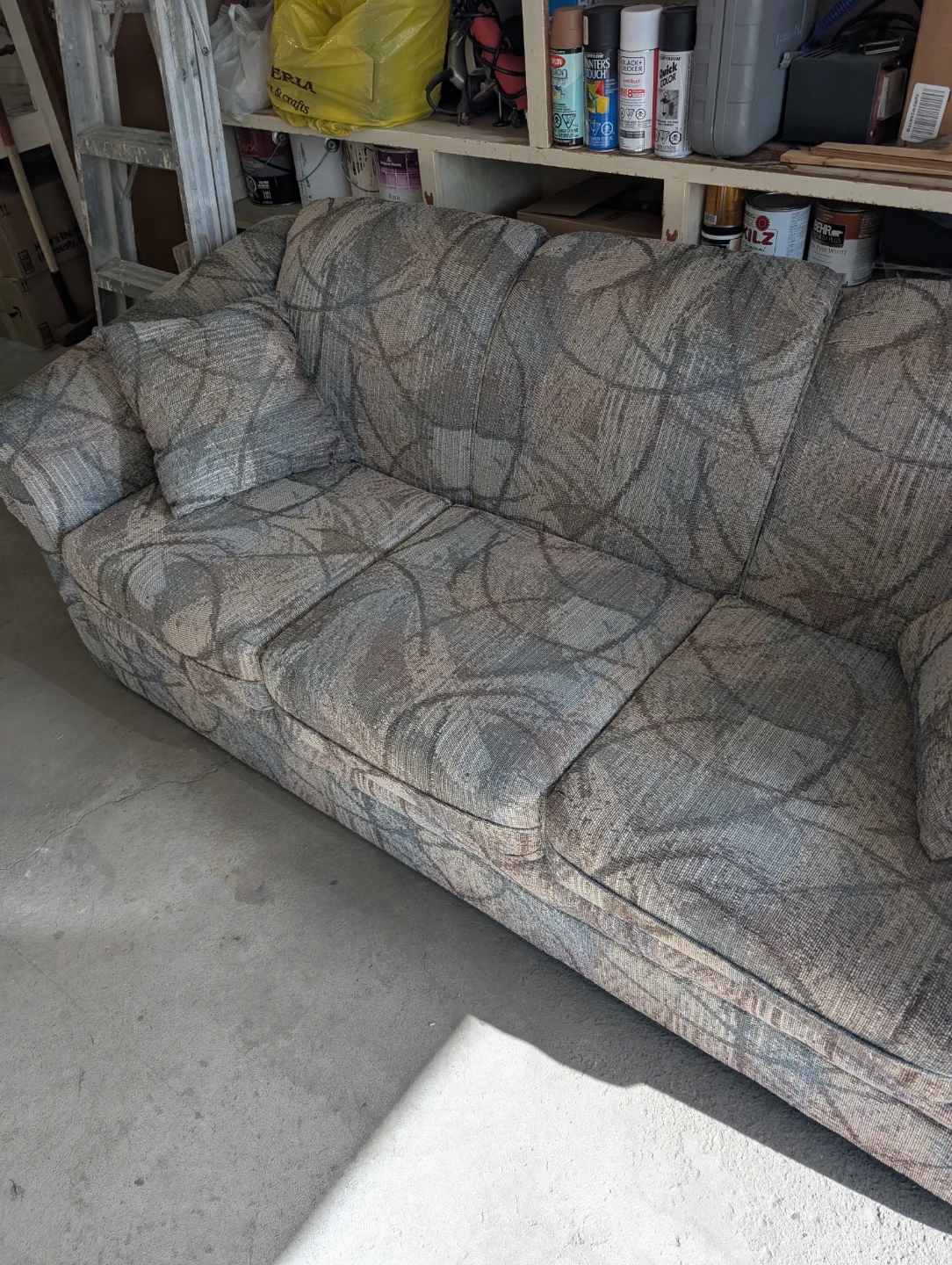 Like new sofa and matching recliner - photo 4