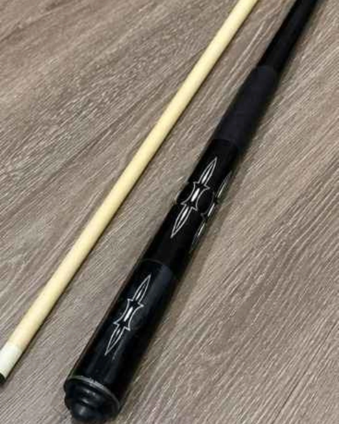 Cuetec Starlight Black two-piece pool cue,