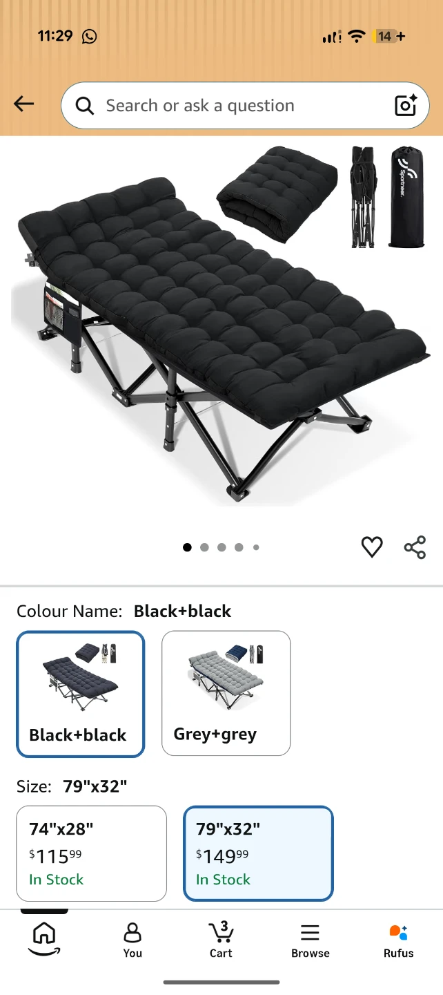 Coleman Camping Cot