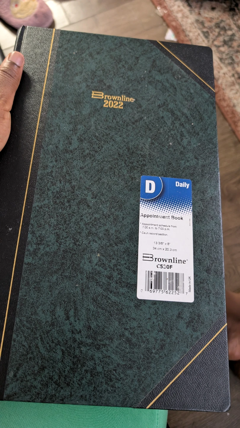 Brownline 2022 Daily Appointment Book
