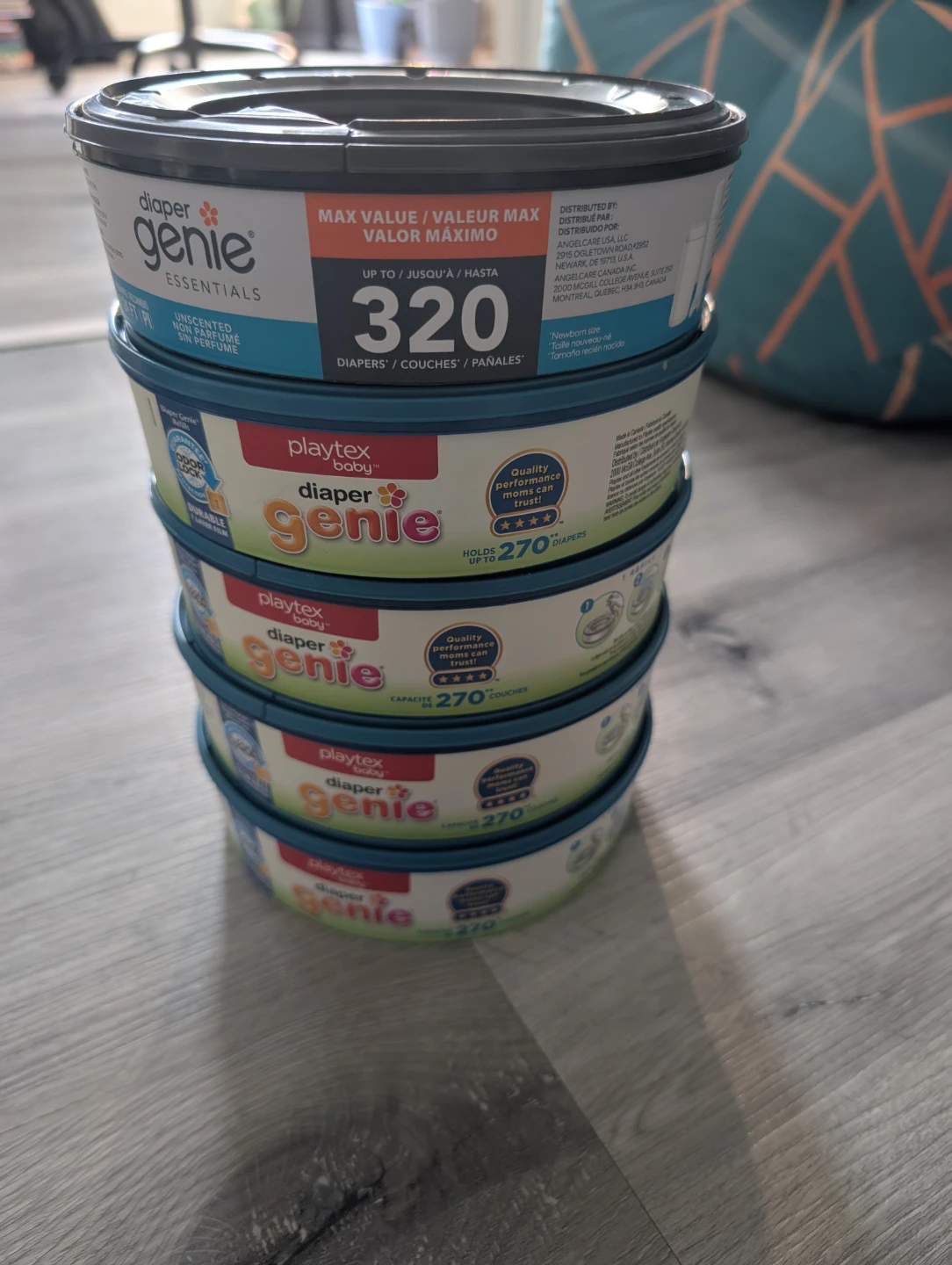 Playtex Diaper Genie refill pack of 5 - photo 2