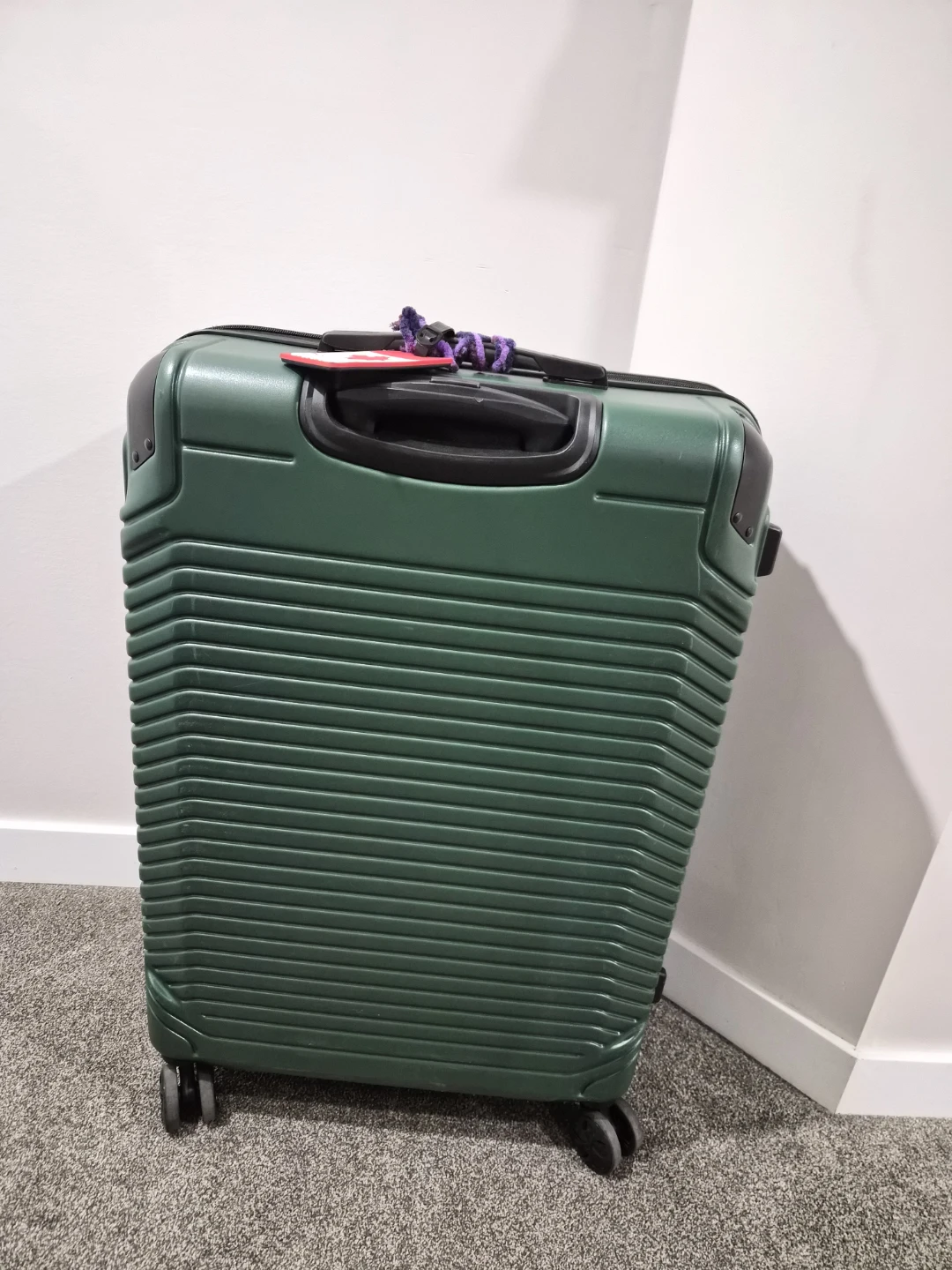 Green Hardshell Spinner Luggage