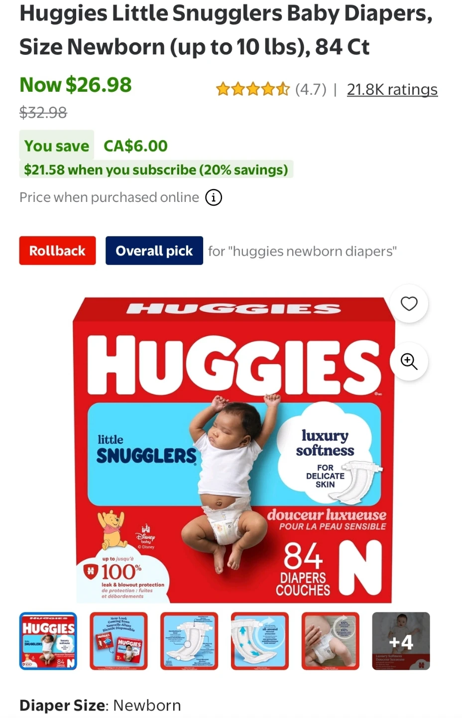 Huggies Newborn Diapers