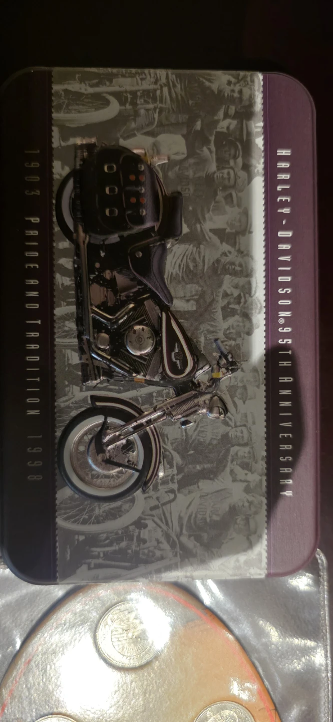 Harley-Davidson 95th Anniversary Collector Tin and Cards