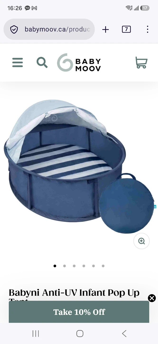 BabyMoov Anti-UV Infant Pop Up Tent - photo 2
