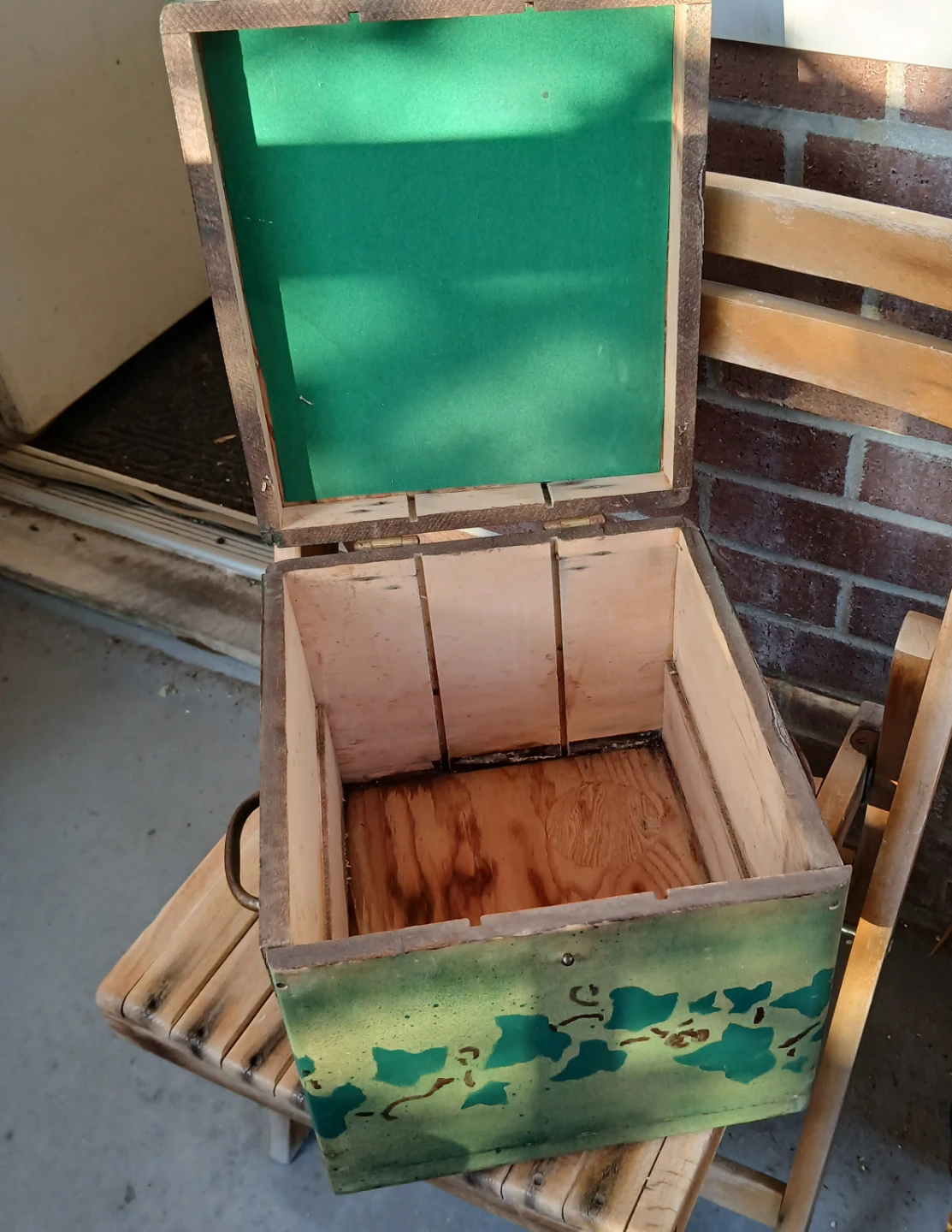 Vintage Wooden Storage garden caddy - photo 4
