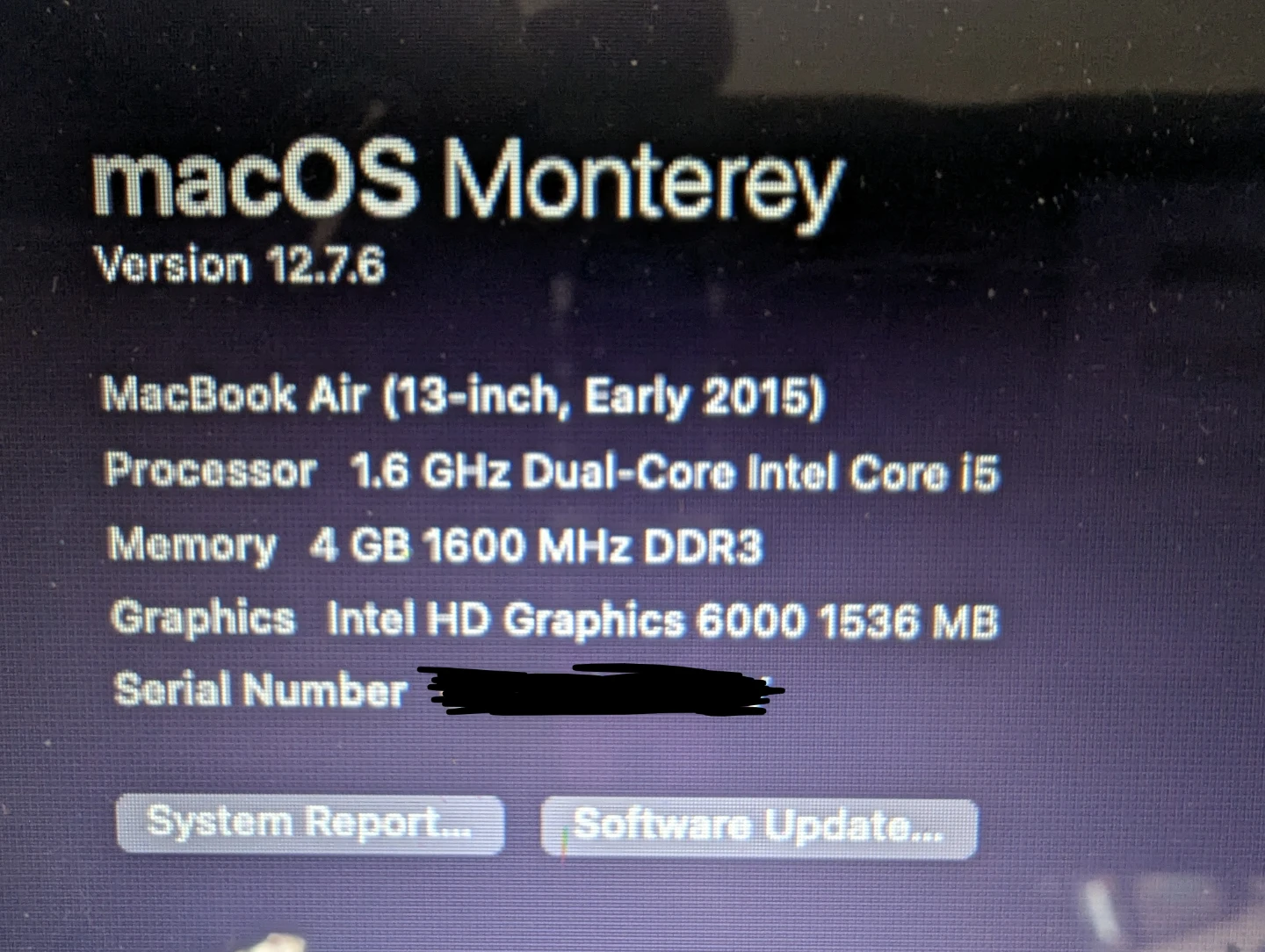 2015 Apple MacBook Air 13" screen - photo 4
