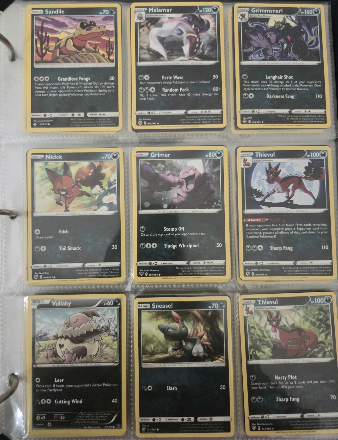 Pokemon cards - darkness type and energy - photo 3