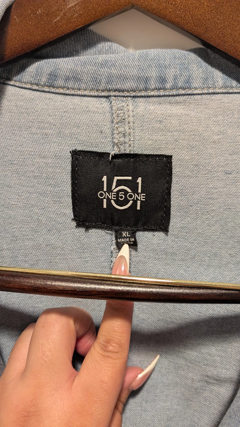 Denim Trench Coat XL - photo 2
