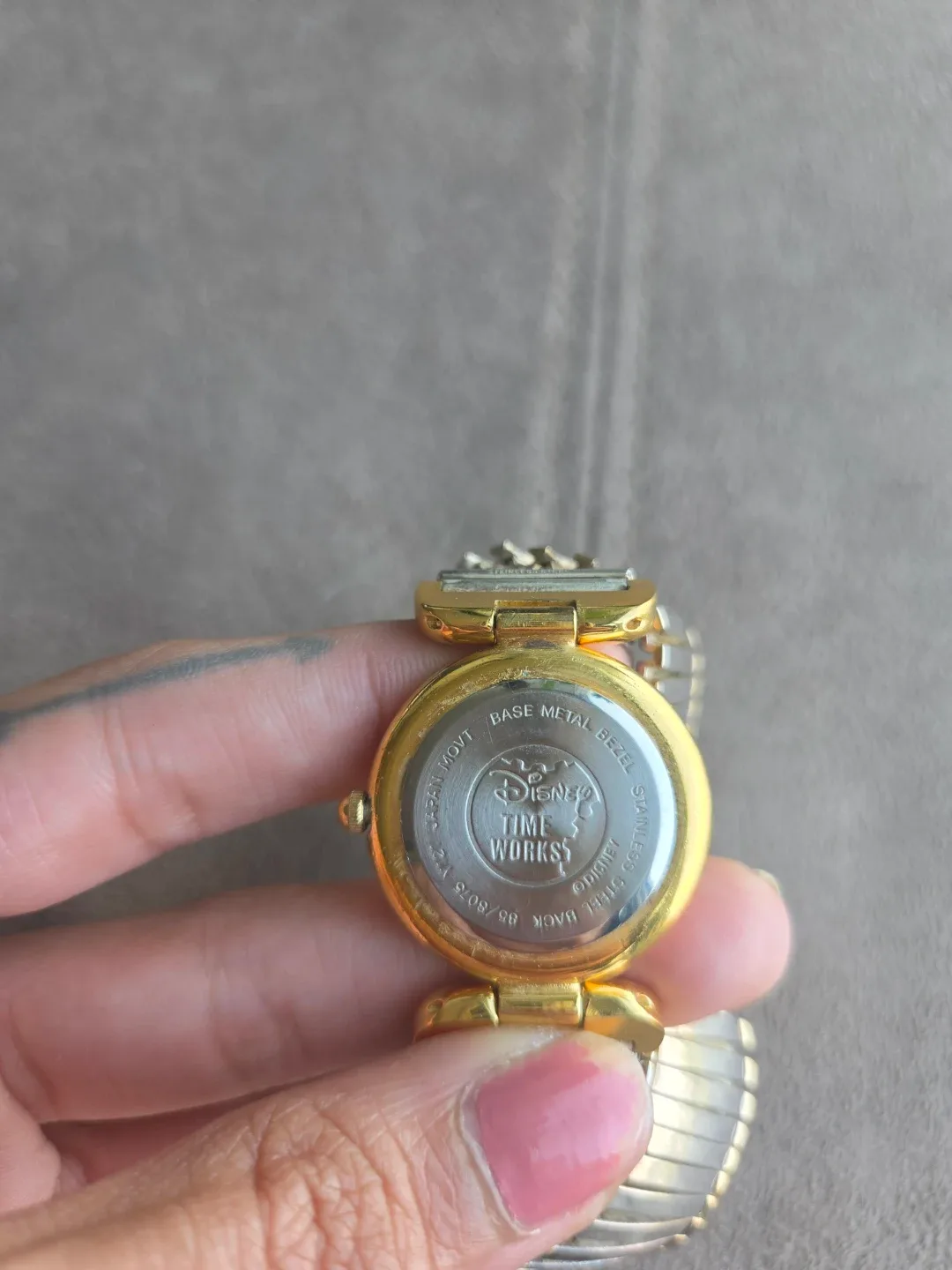 Disney Time Works Mickey Mouse Watch - Gold Tone - photo 3