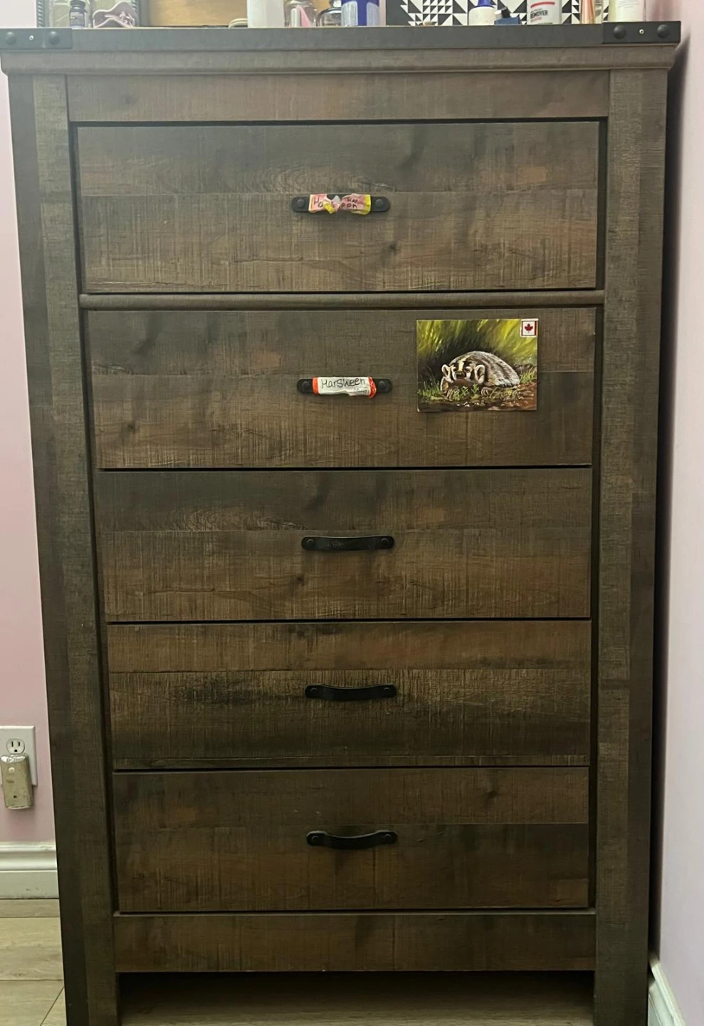 Ashley Wooden 5-Drawer Chest - photo 2