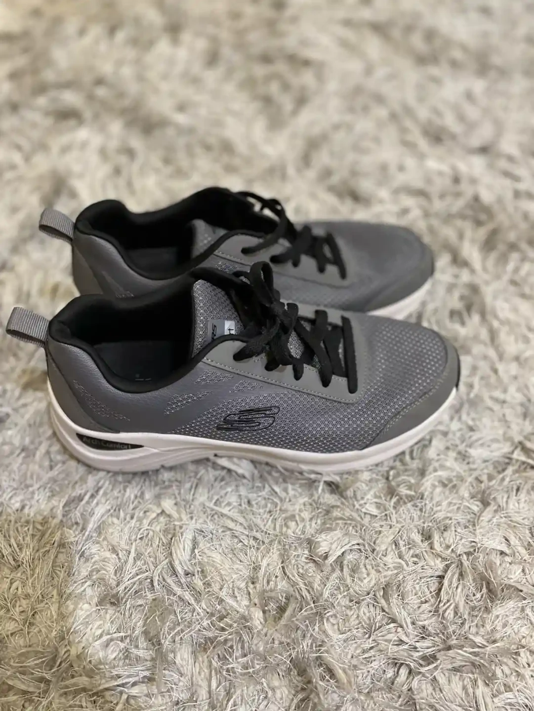 Skechers Arch Comfort Grey Running Shoes