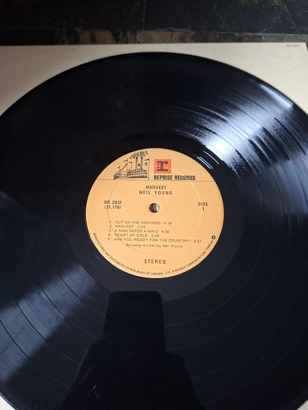 Neil Young Harvest Vinyl Record - photo 3