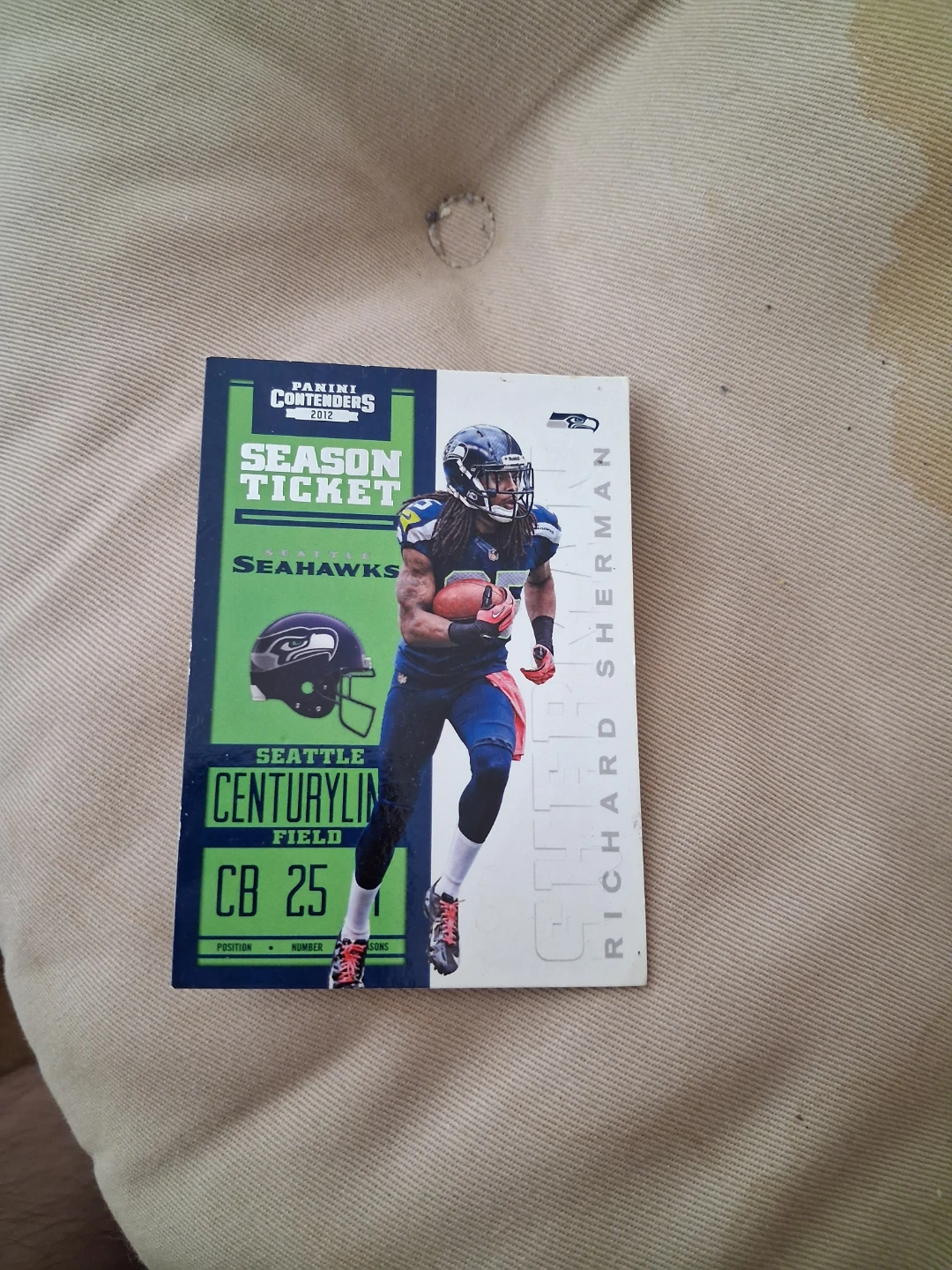 2012 Richard Sherman NFL card