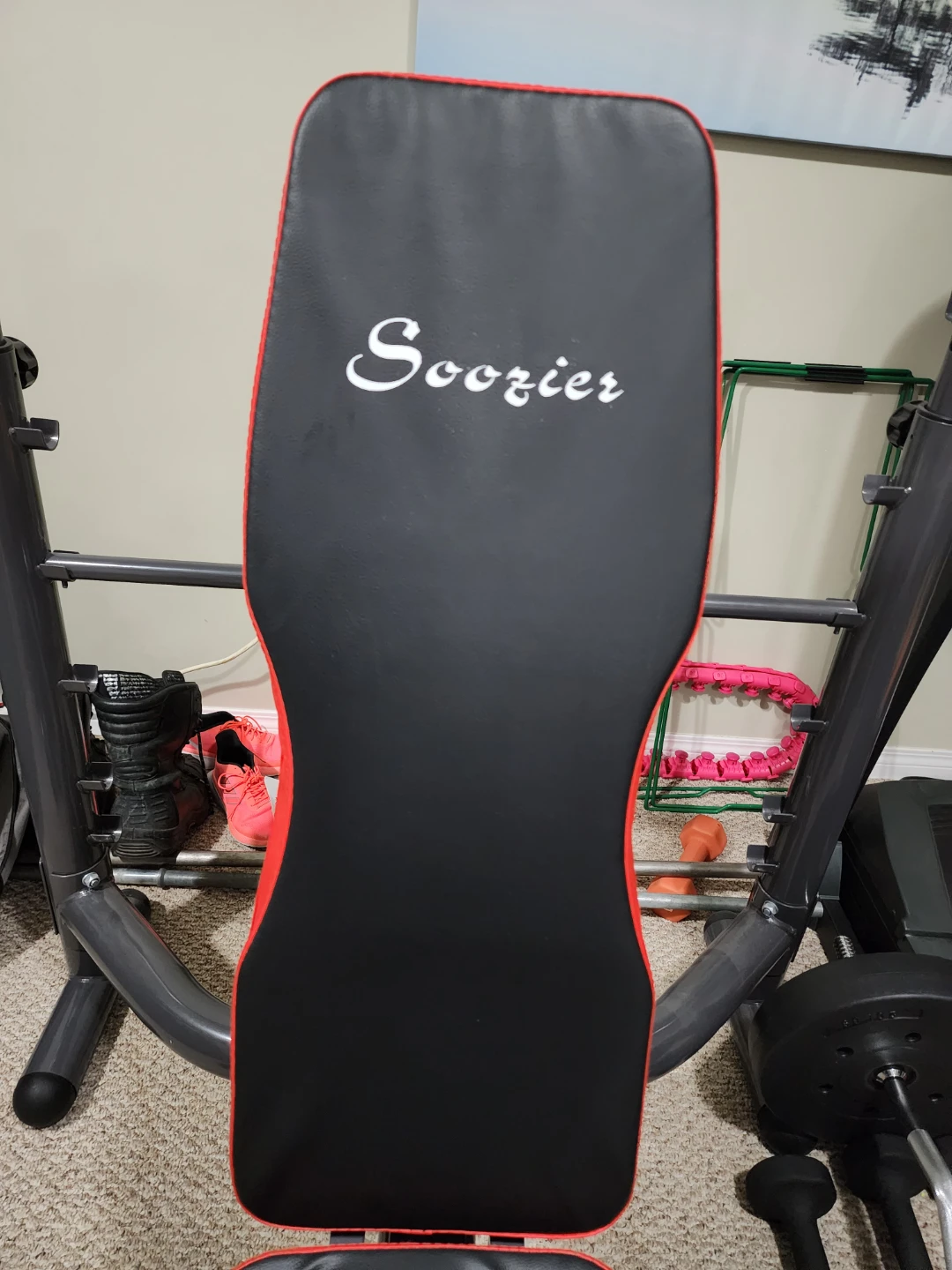 Soozier Adjustable Weight Bench Press - photo 5