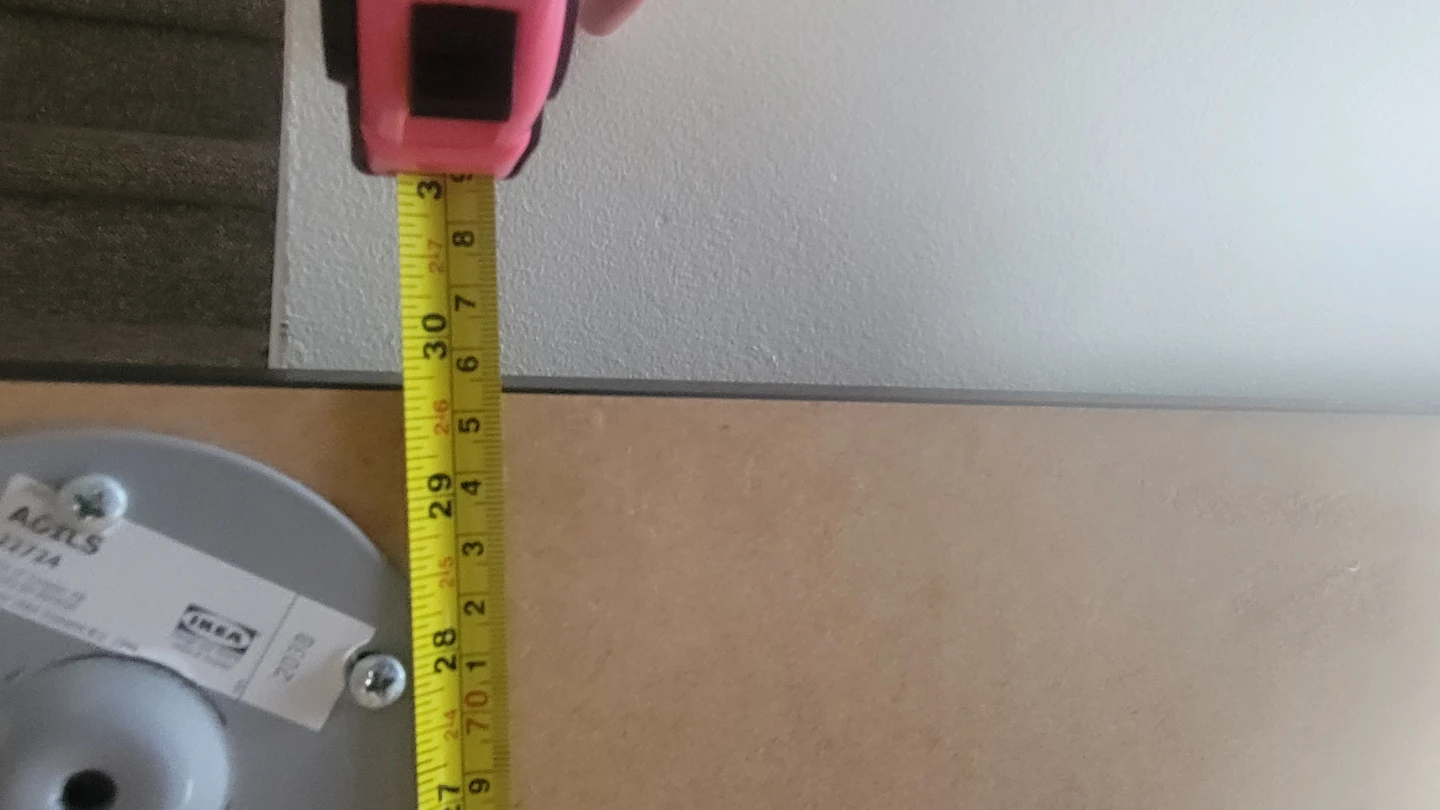 IKEA black desk 59" x 29" - photo 4