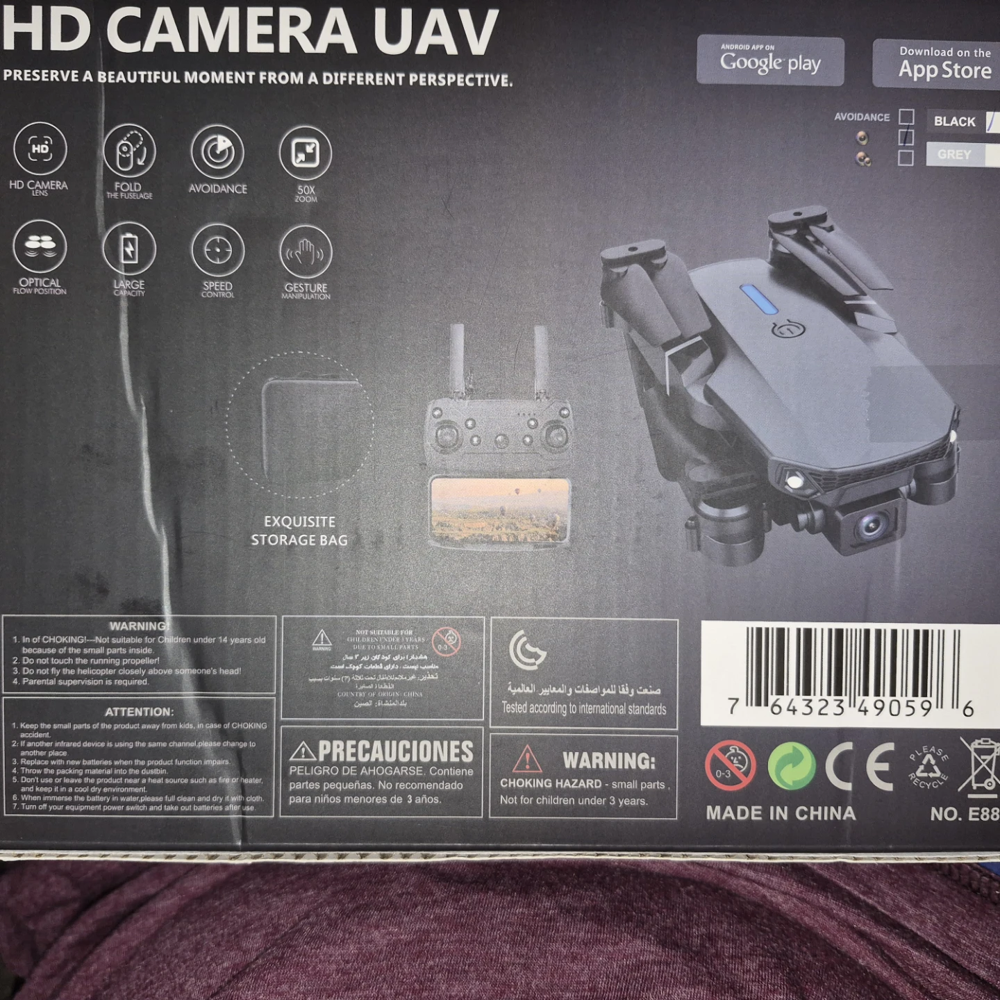 Foldable Drone with HD Camera and Storage Bag - photo 2