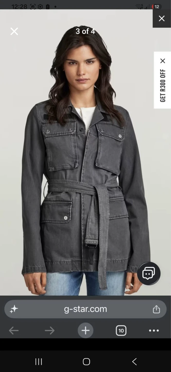 BRAND NEW G-Star RAW 70's Field Denim Jacket - Grey - XS