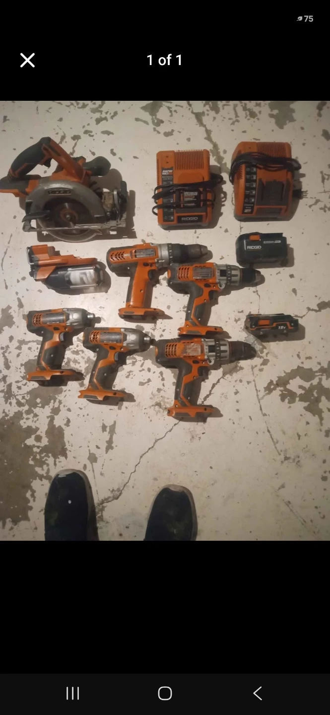 Rigid Cordless Power Tool Set