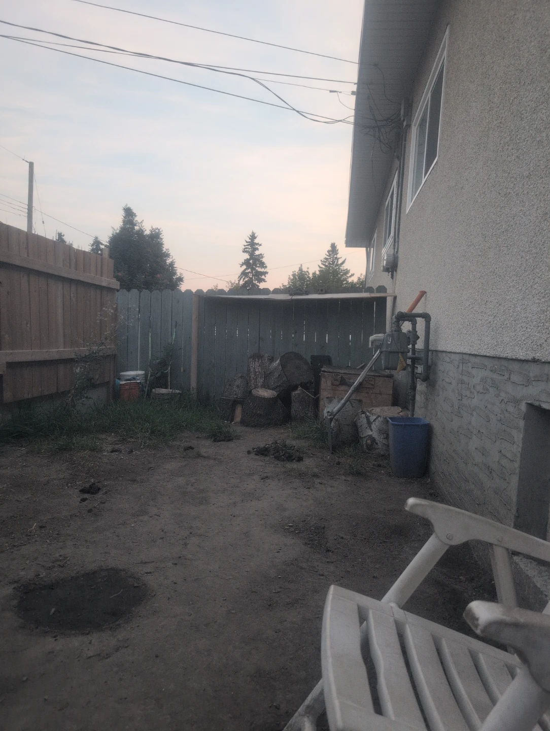 Shelter and firewood