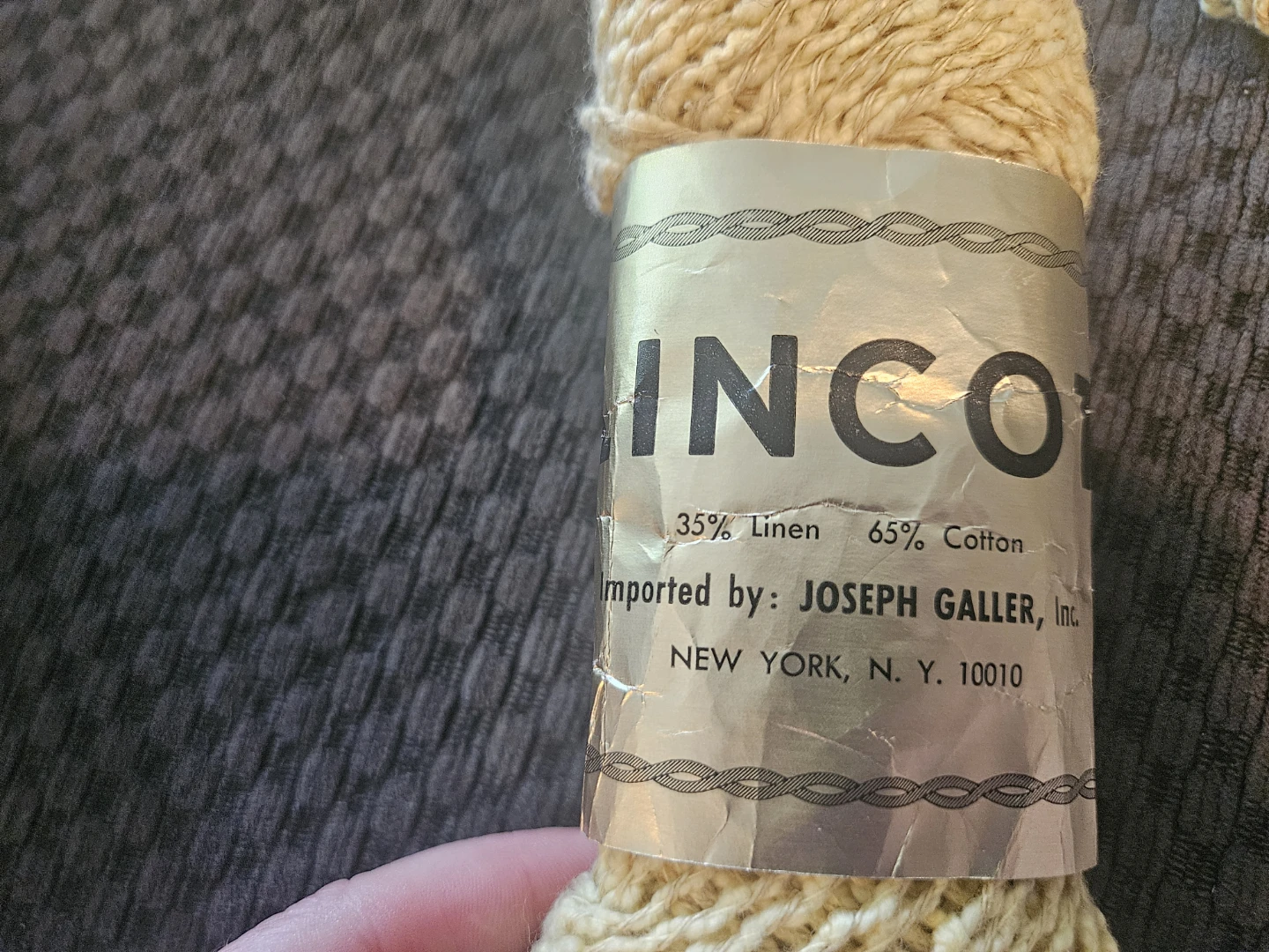Linen/cotton blend yarn lot - photo 3