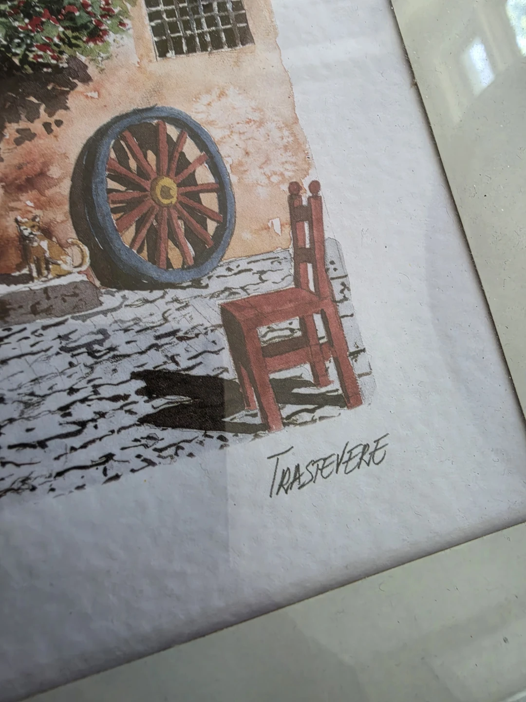 Set of 3 Framed signed Art watercolors of Italian Landmarks - photo 5