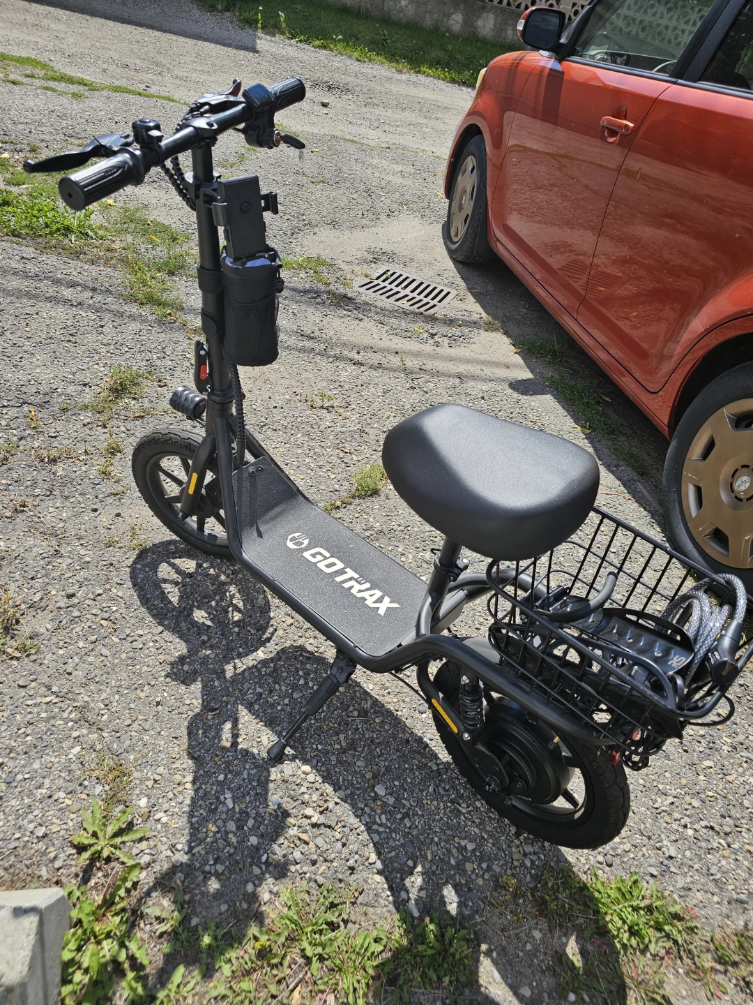 GOTRAX Flex Electric Scooter with Seat and Basket - photo 3