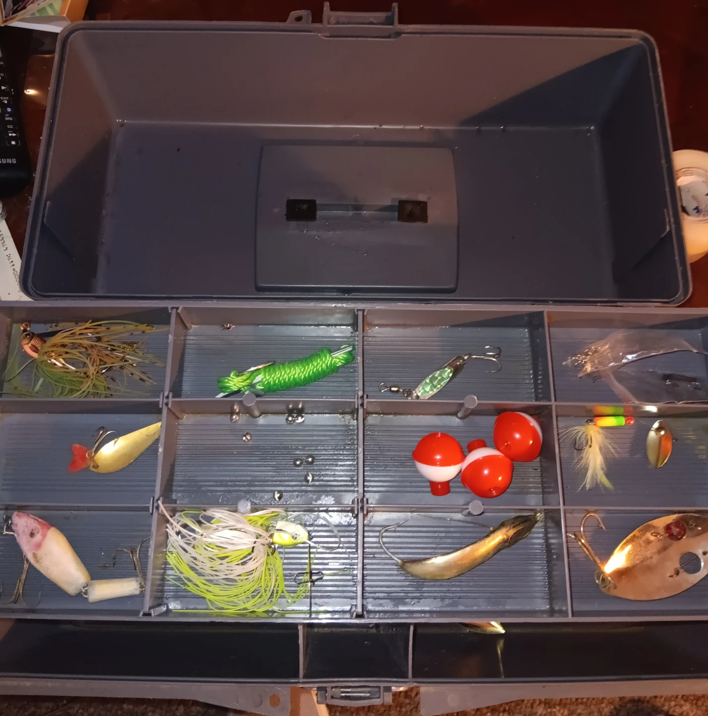 Bundled Fishing Tackle Box with Lures and Accessories - photo 2
