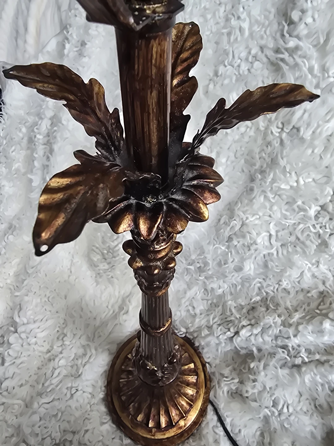 Vintage Ornate Table Lamp Base Only - photo 4