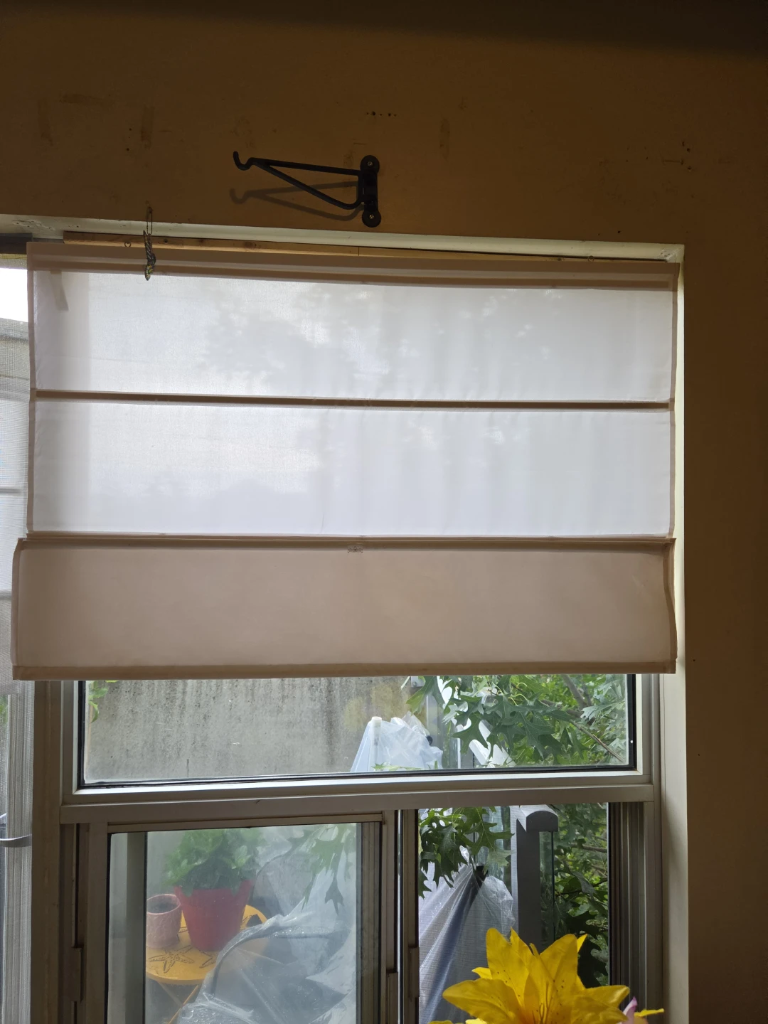 Mainstays Magnetic Roman Shade 27" x 64"