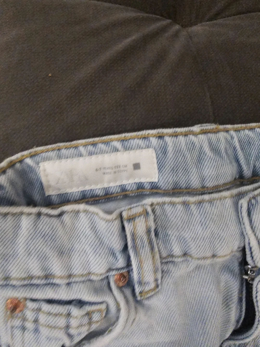 2 Zara Kids Light Wash Denim Jeans - photo 3