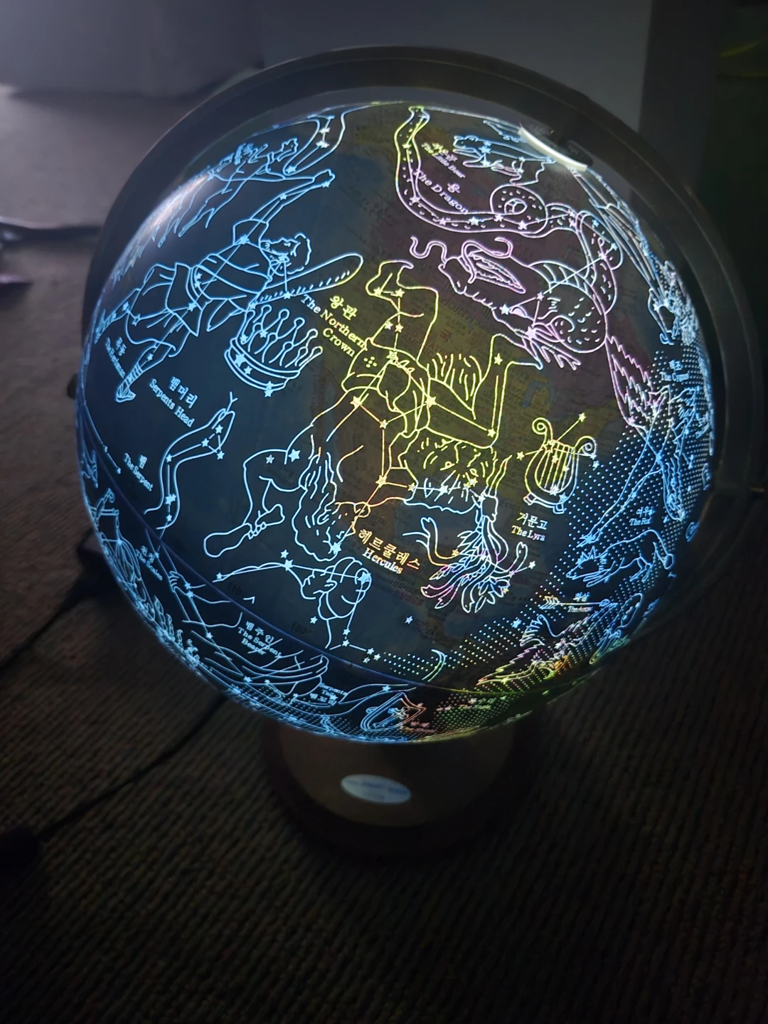 Illuminated Constellation Globe