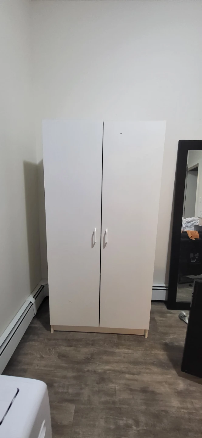 Solid Wood White Cabinet