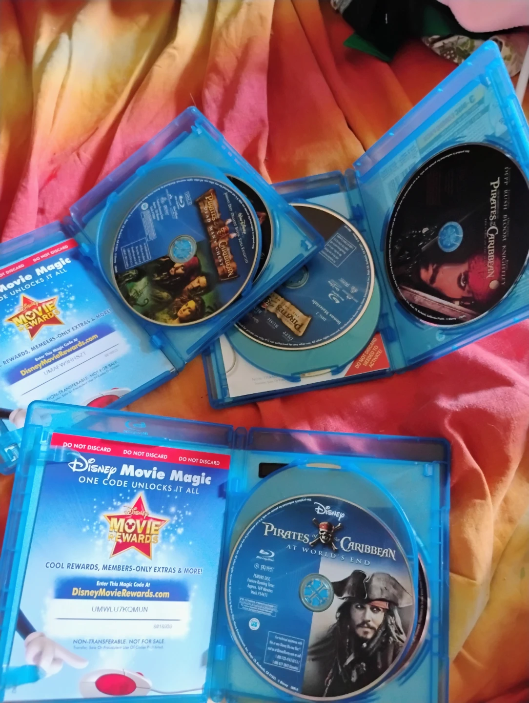 Pirates of the Caribbean Blu-ray/DVD Combo Pack Movies - photo 3