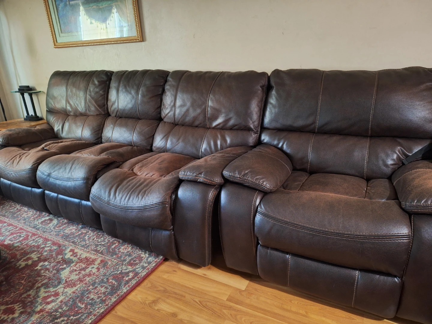Free recliner sofa and Love seat