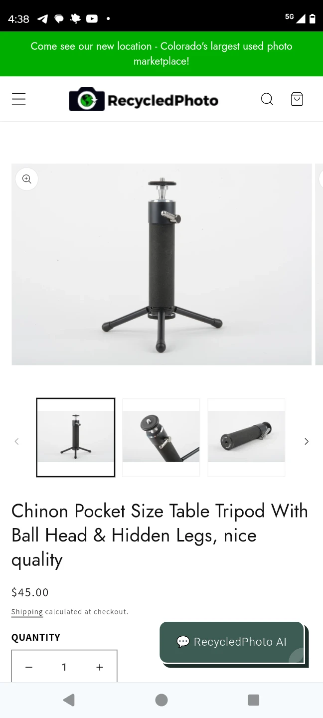 Cool Pocket Table Tripod - photo 4