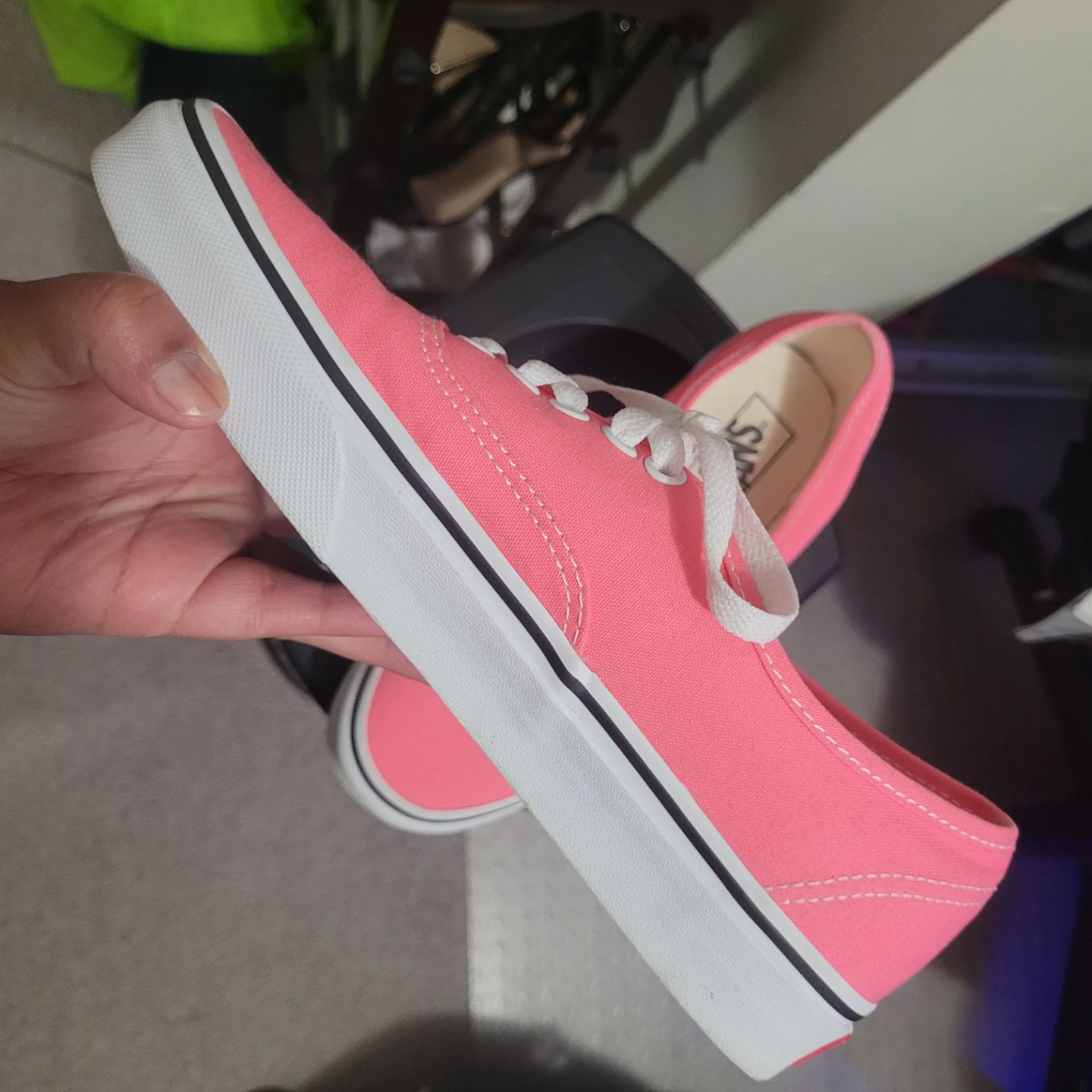 Vans Authentic Pink Canvas Sneakers - photo 2