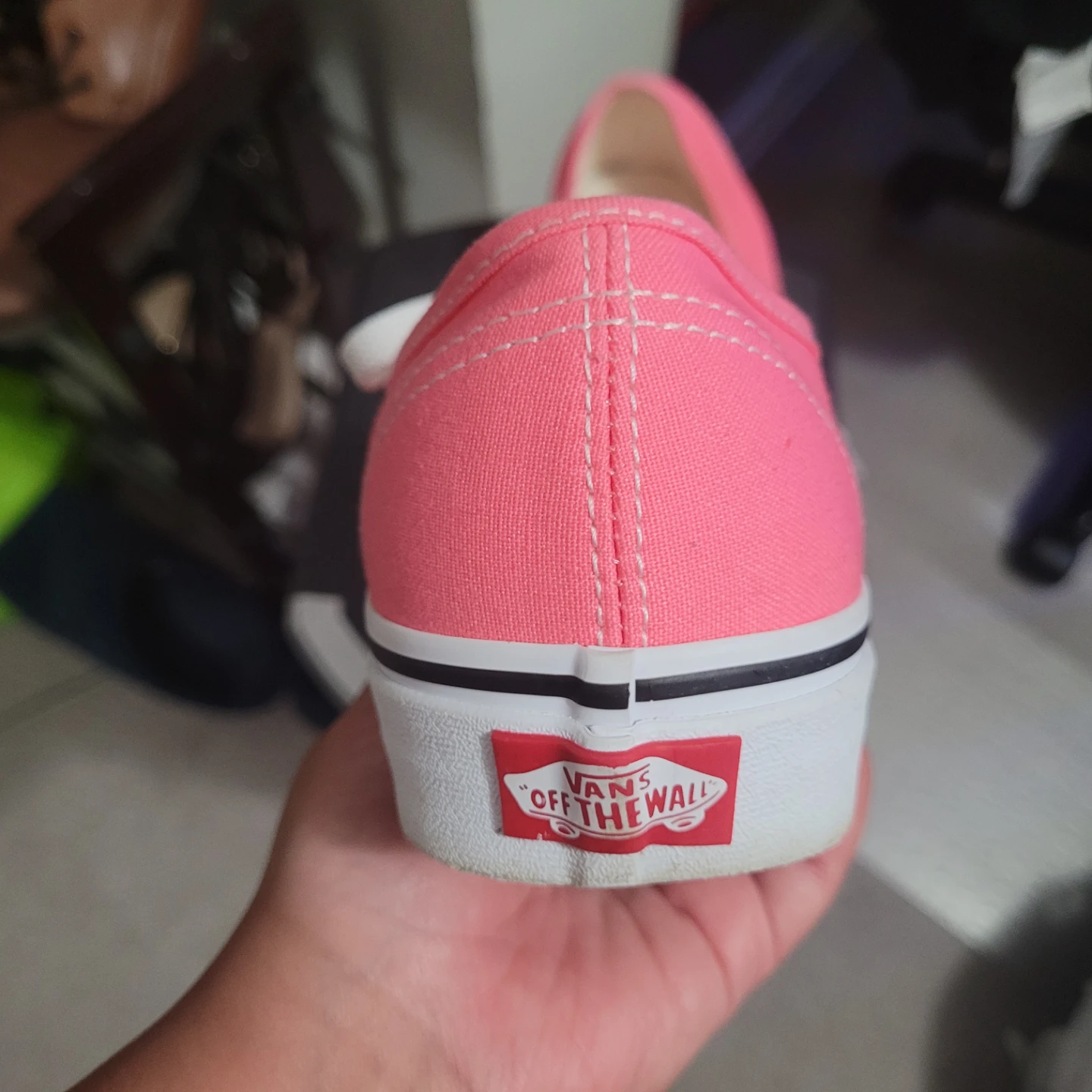 Vans Authentic Pink Canvas Sneakers - photo 3