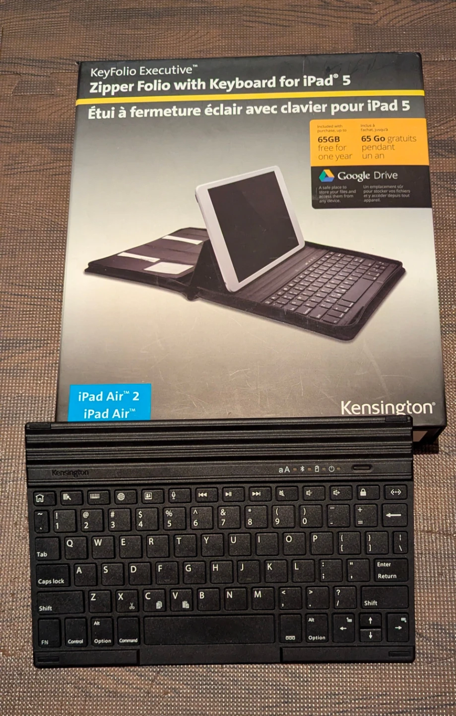 Kensington KeyFolio Executive Zipper Folio with Keyboard
