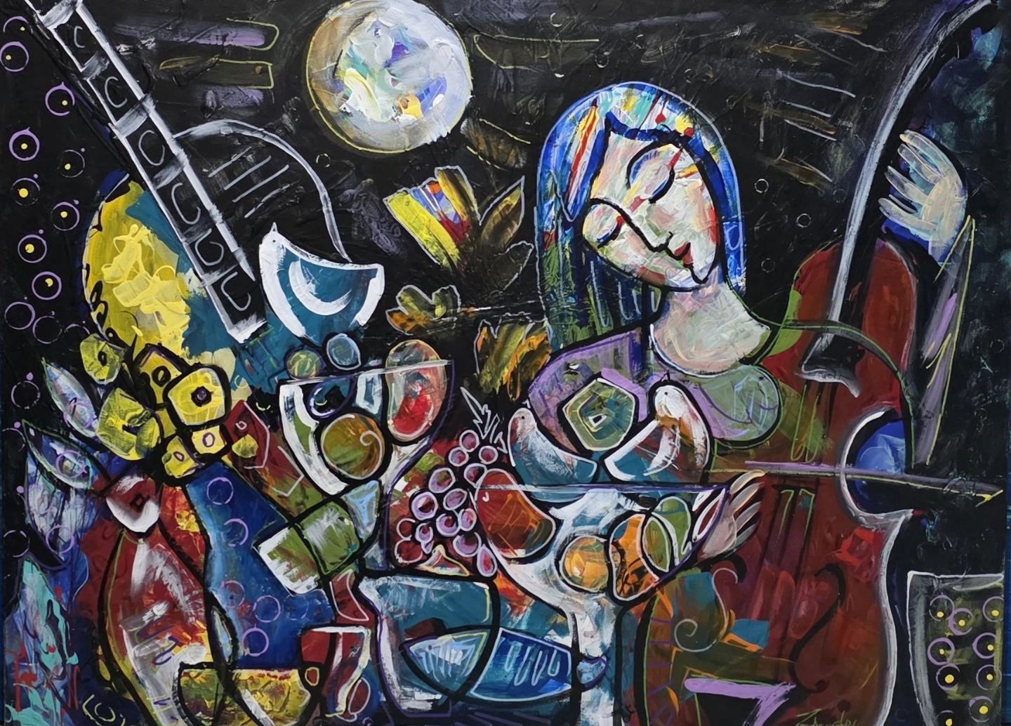 Huge original hand-painted painting by local Canadian artist - photo 3