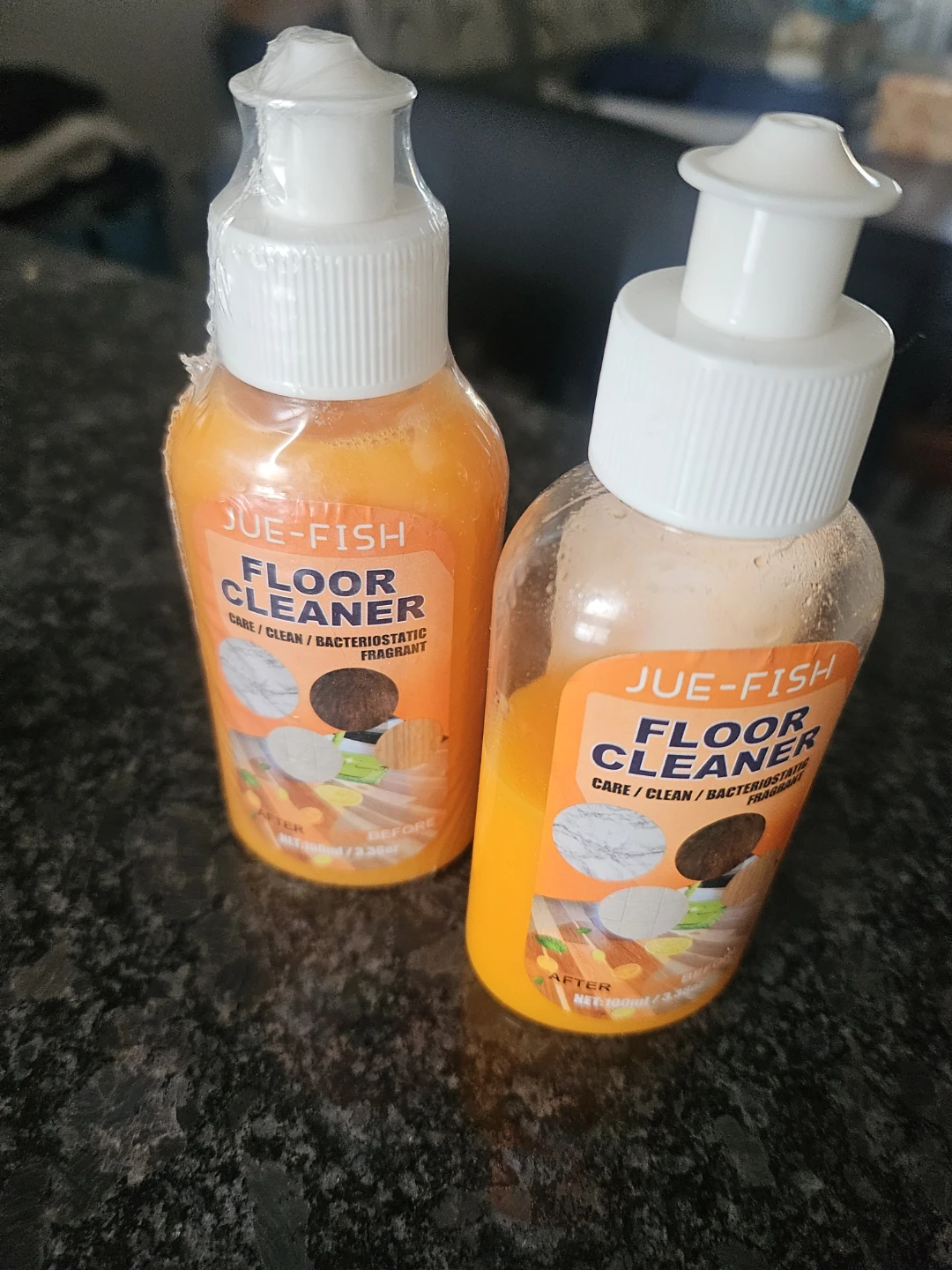 JUE-FISH Floor Cleaner - 2 x 100ml Bottles