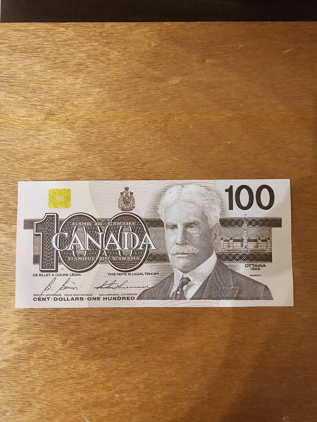 Canada $100 Bill - 100 Dollars Bank Note