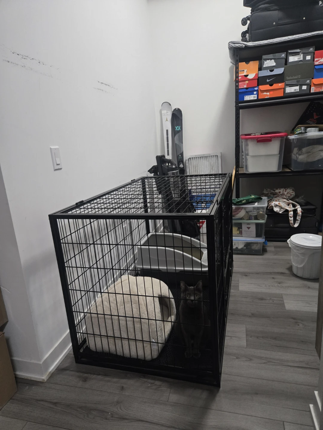 Large Metal Pet Dog Crate - photo 2