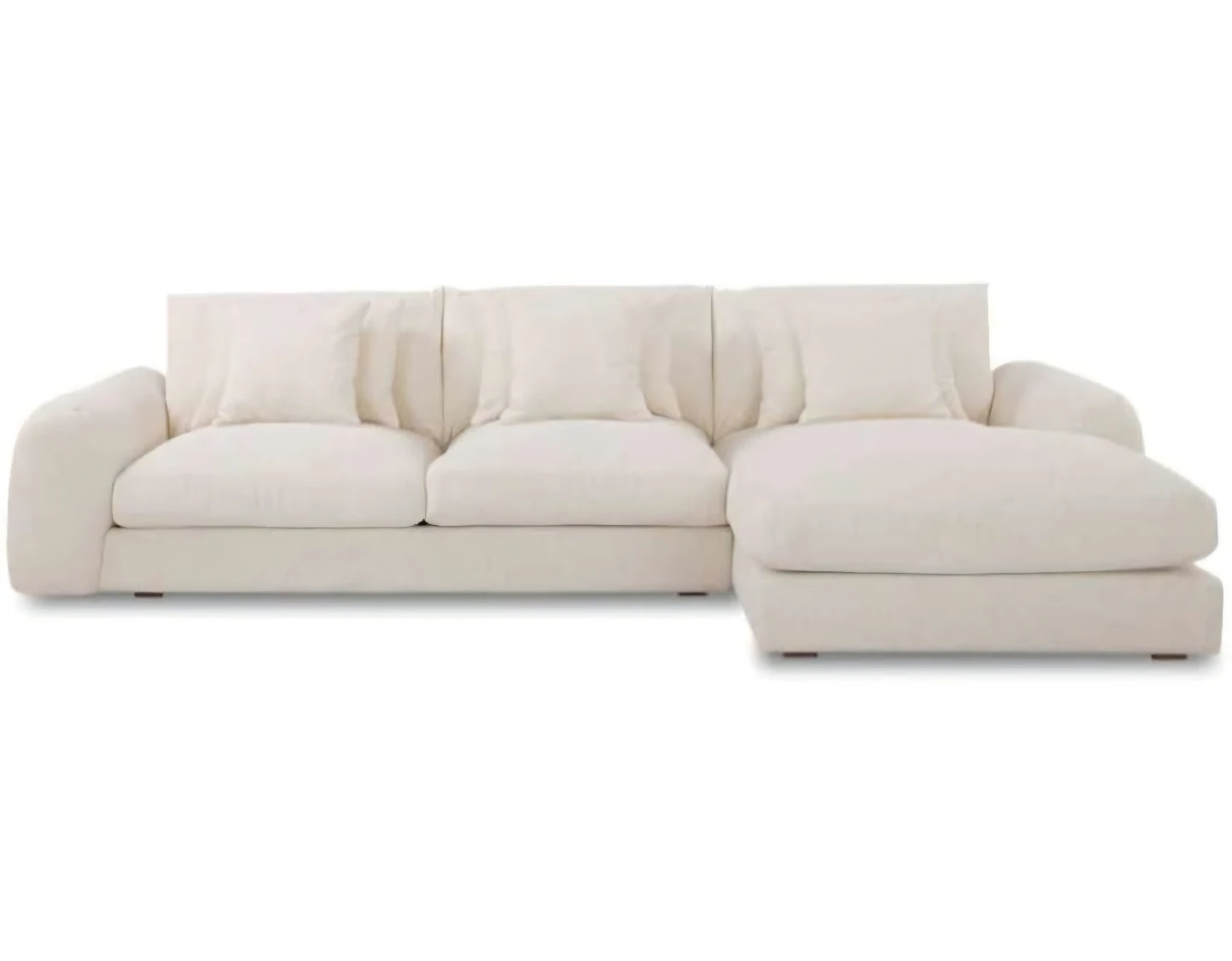 Berga Sectional Sofa (Right - Oat) - photo 2